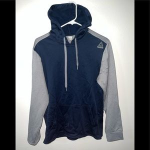 Like New - Mens LS Reebok hoodie. Sz L but fits like a Med.